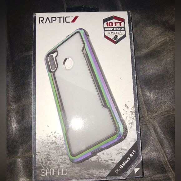 Samsung Galaxy A11, Iridscent Raptic Shield Case - Picture 1 of 3